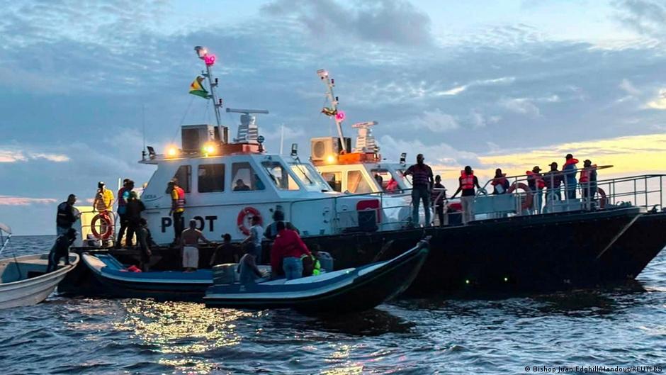 Guyana: Dozens feared dead after ferry capsizes