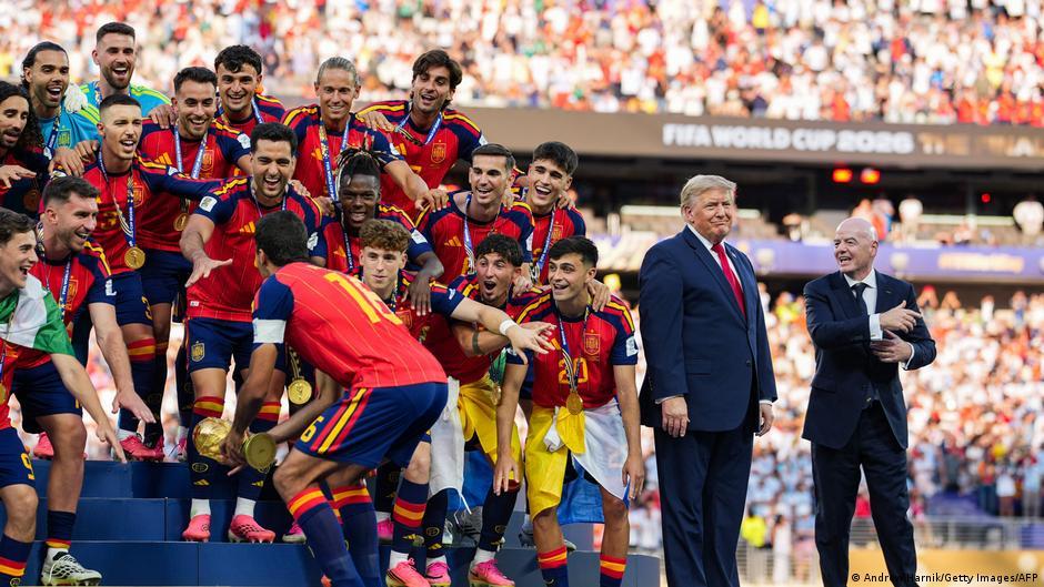 Spain won the World Cup, but Donald Trump 'cast a shadow'