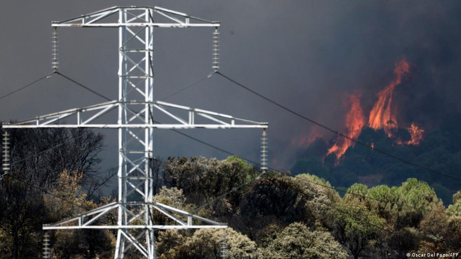 Wildfires spread in France and Spain forcing more to flee