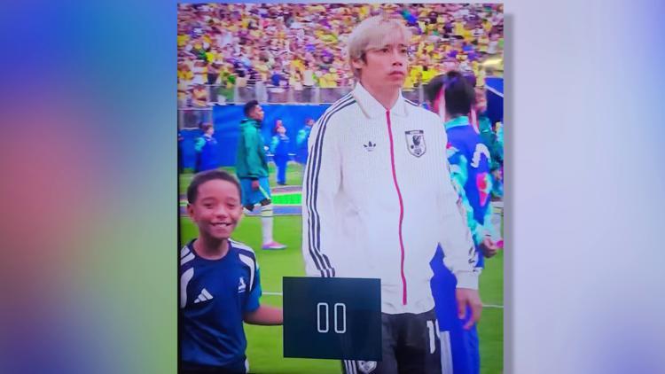 North Texas 5th-grade soccer player gets a once-in-a-lifetime opportunity alongside a World Cup star player